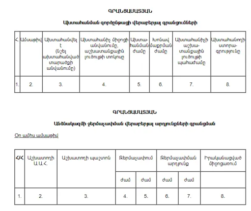 գրանցամատյան